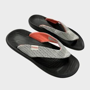 Hey Dude Meg Sandals Women Pearl Grey Size 9 Flip Flop Thong Lightweight